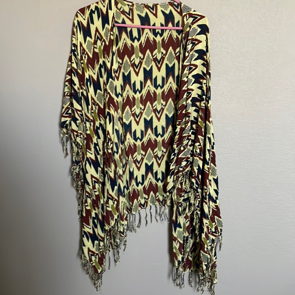 Bohemian camisole festival wear fringe pattern